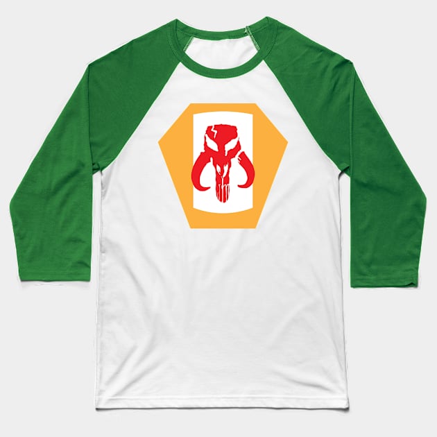 F Mythosaur Baseball T-Shirt by rick27red
